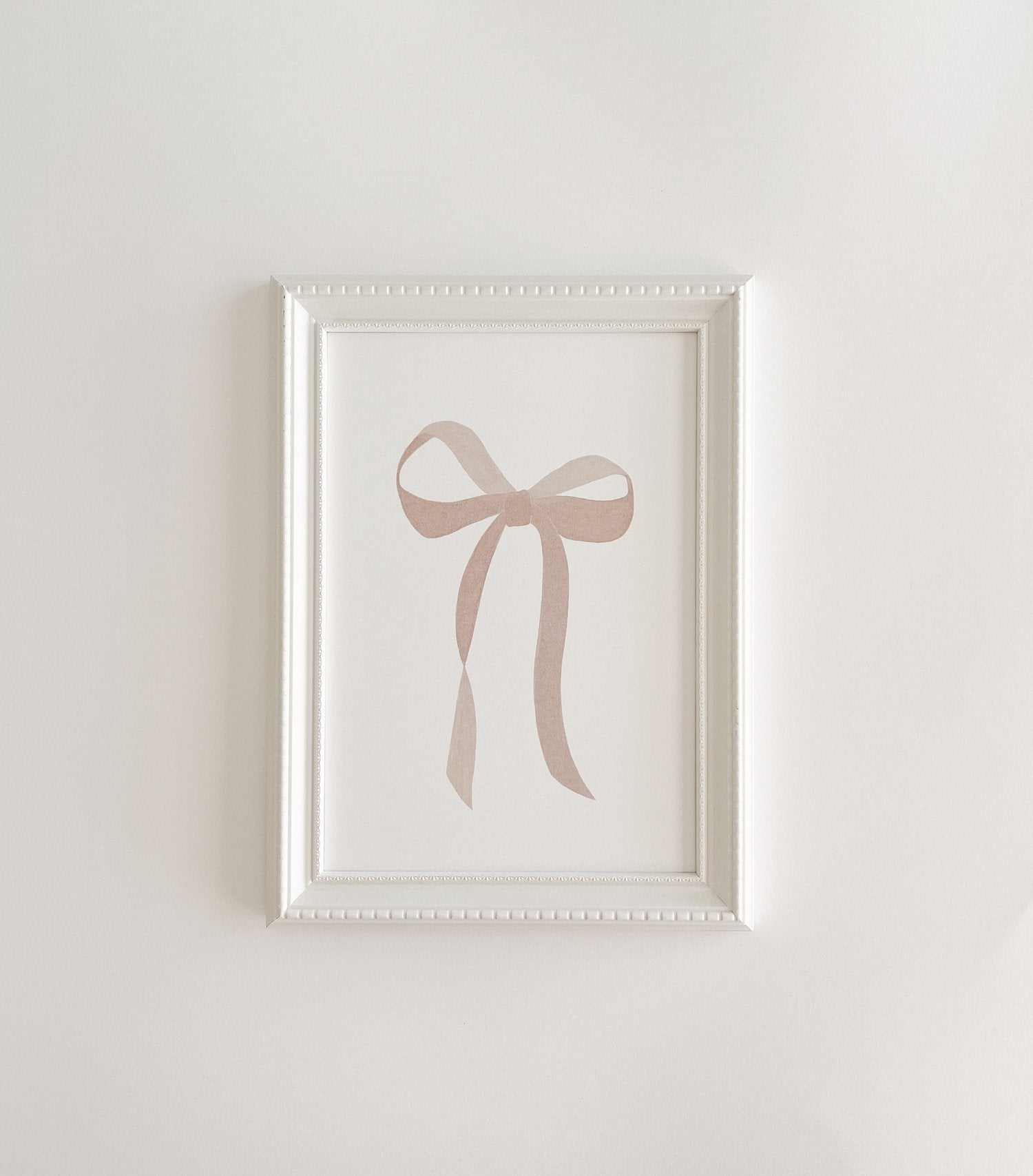 Blush Bow Print