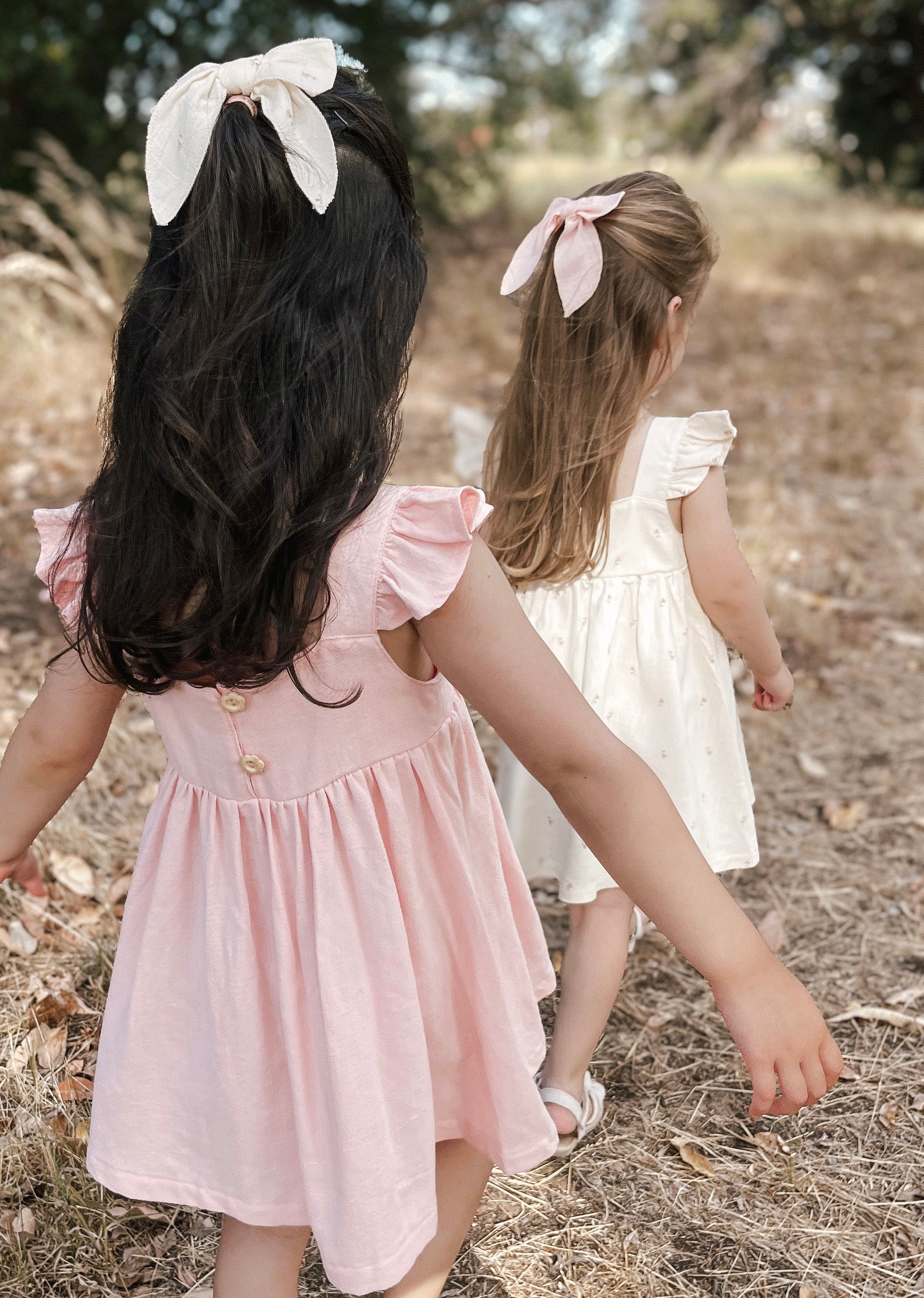 Lila Flutter Dress - Strawberry