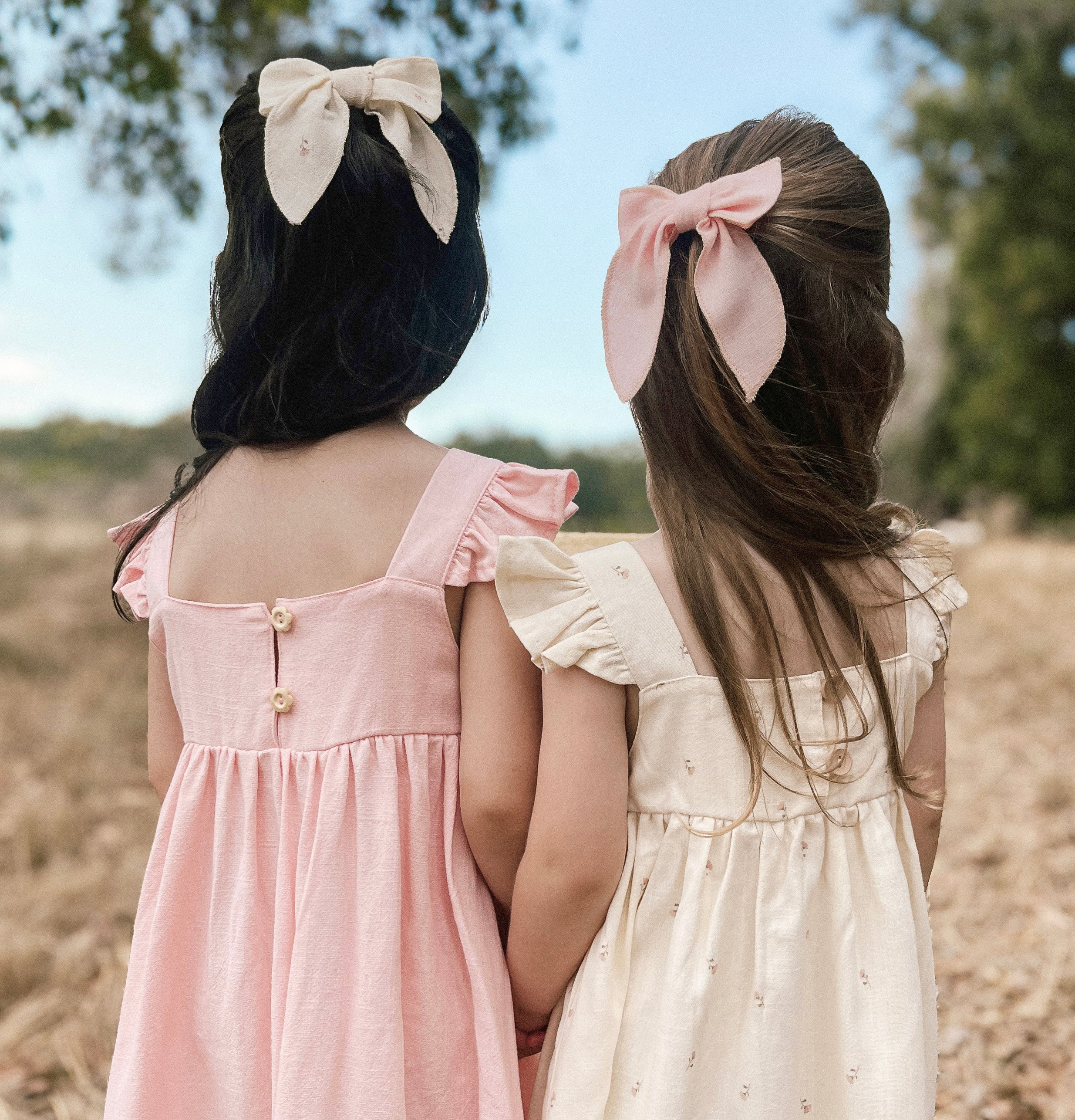 Lila Flutter Dress - Strawberry