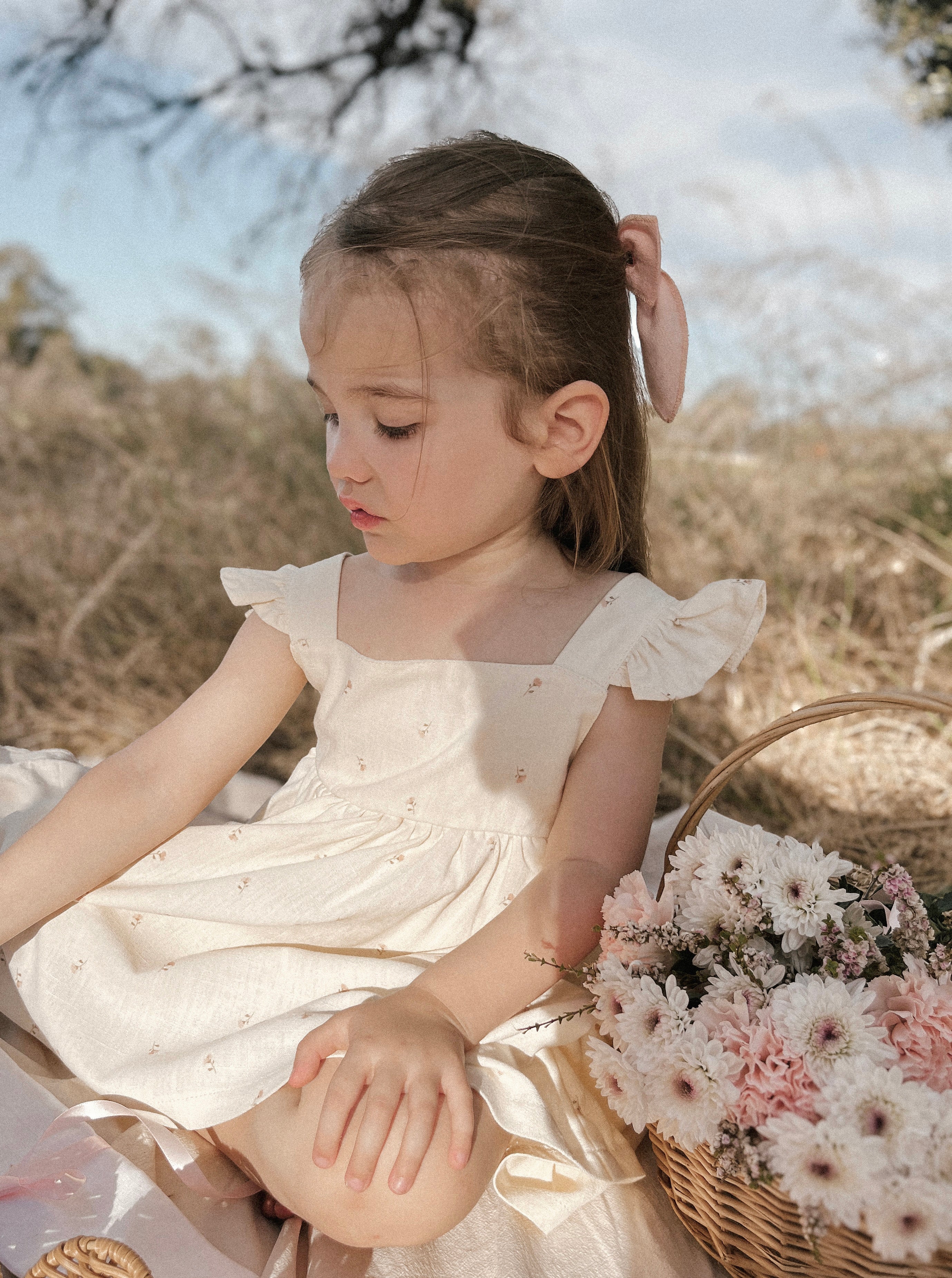 Lila Flutter Dress - Floral
