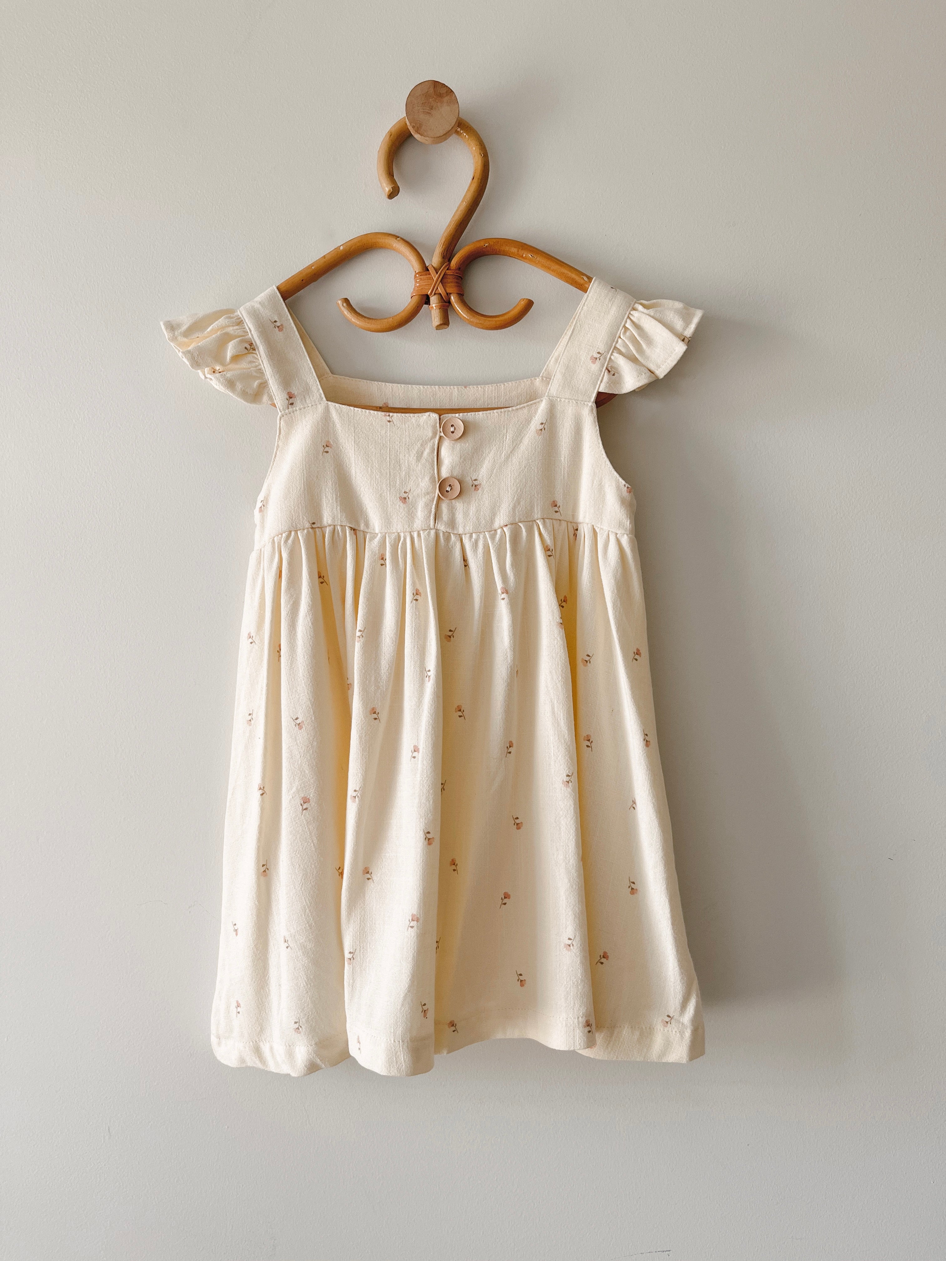 Lila Flutter Dress - Floral