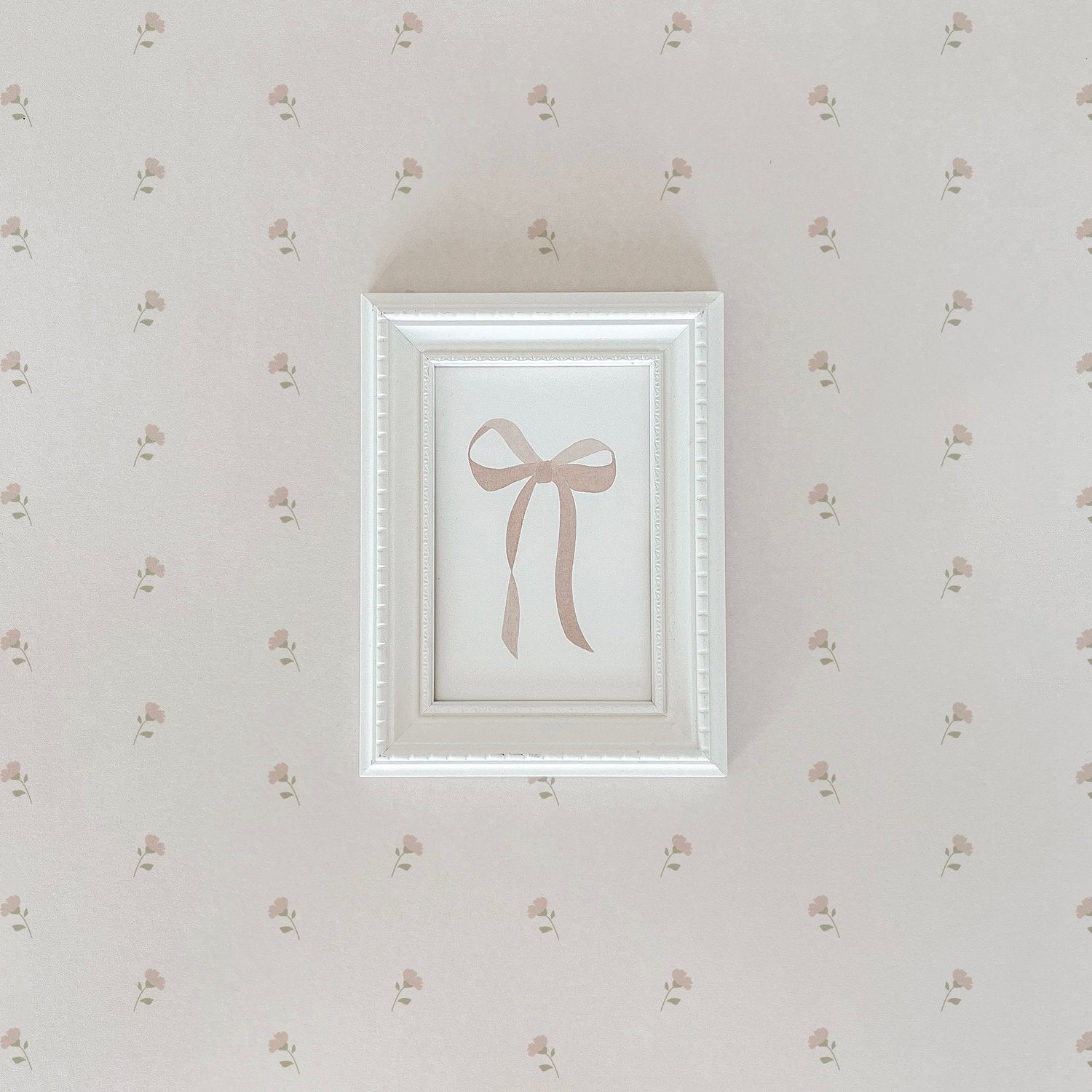 Blush Bow Print