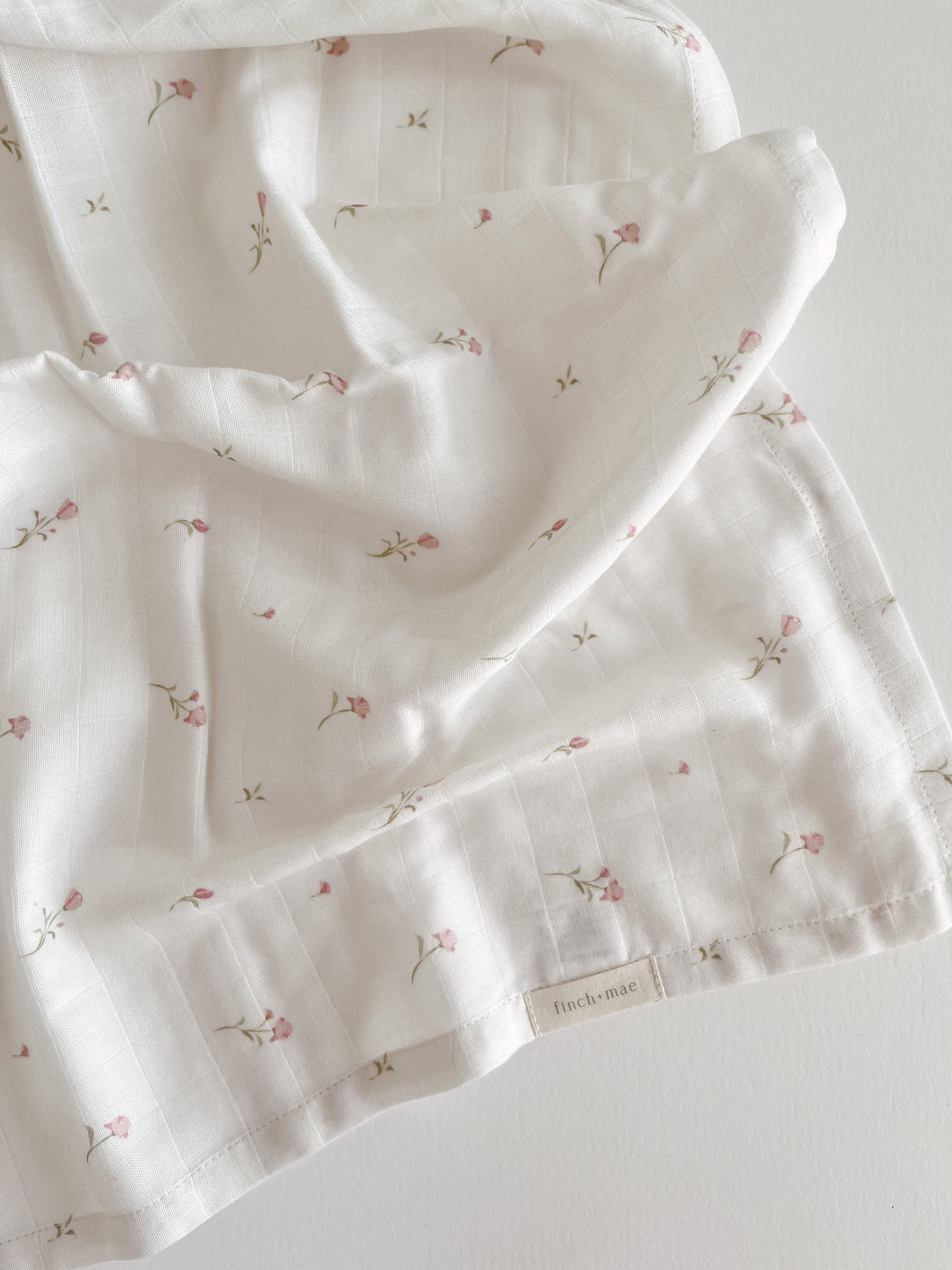 Sweet Carnations Baby Swaddle