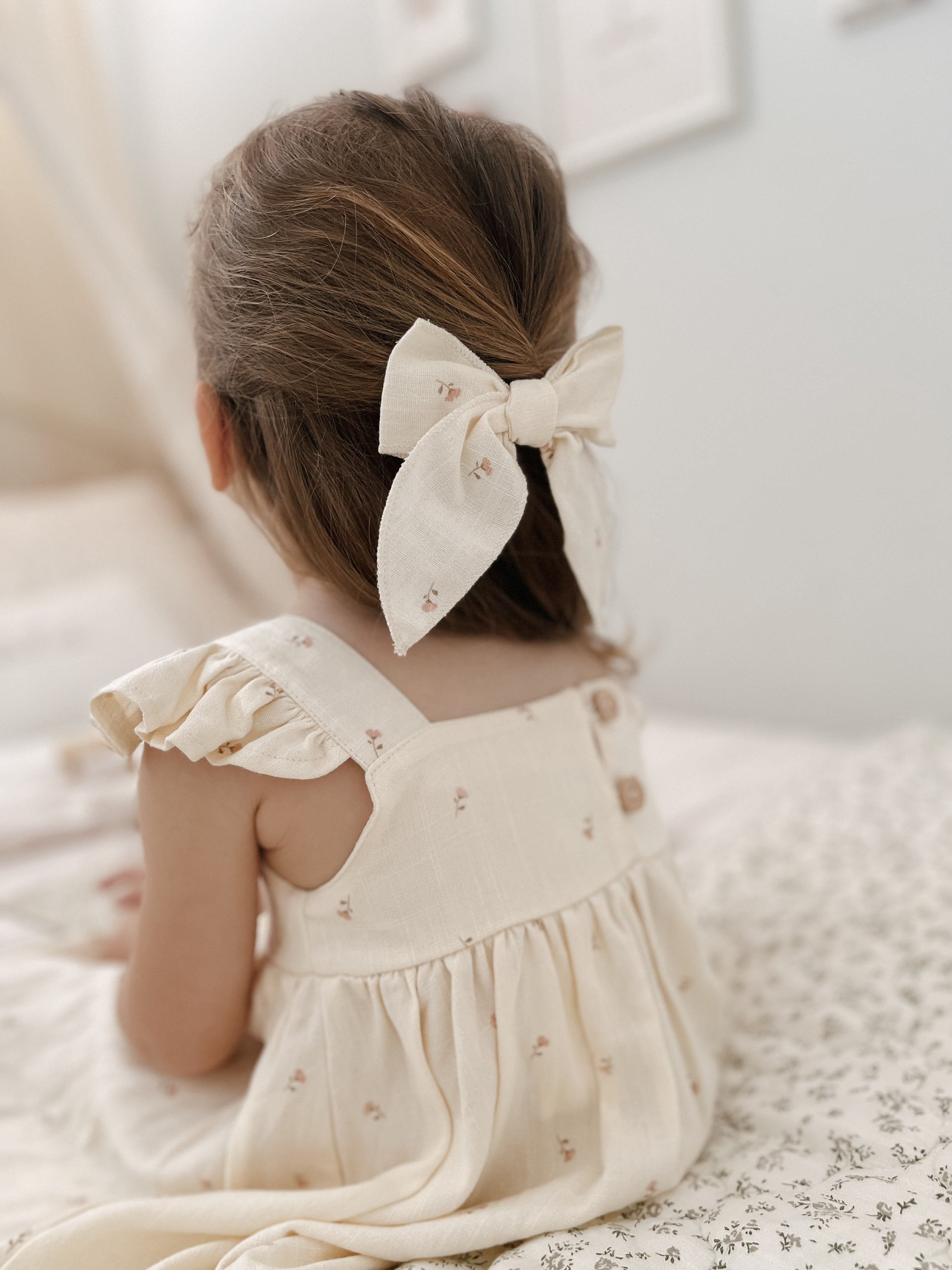 Lila Bow Clip Set