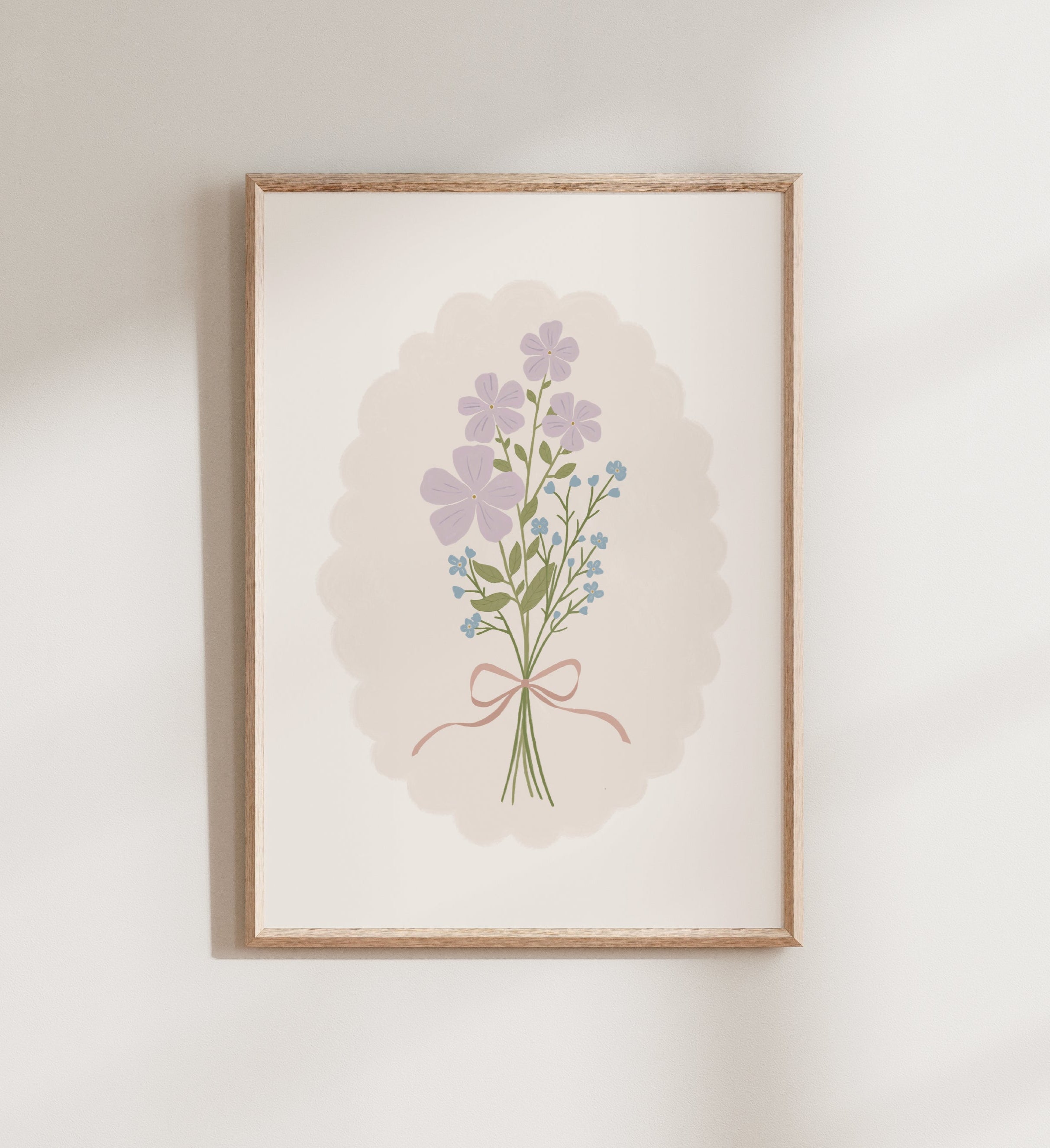 LILAC BLOOMS PRINT